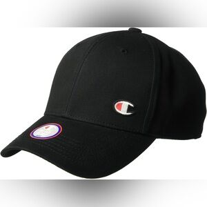 CHAMPION men’s Classic Black Cap (Discounted Because Of Missing Hang Tag)